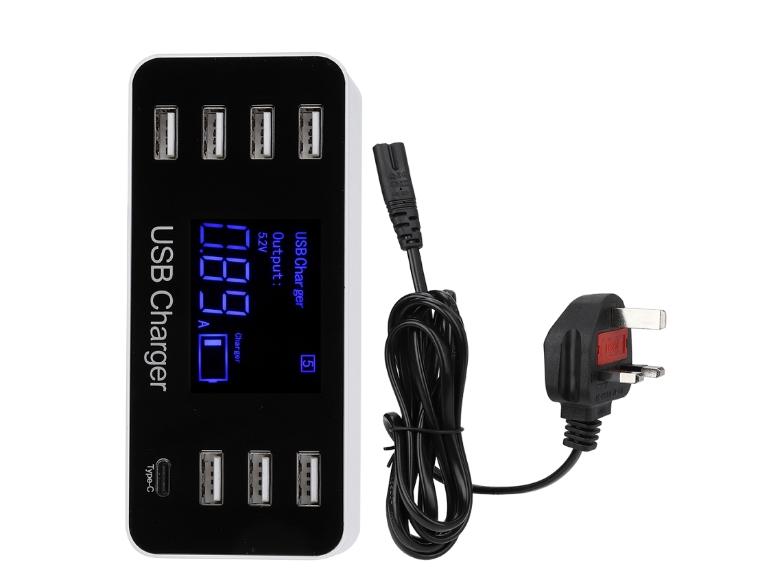 Carregador Inteligente LAXISCREED 7usb+type c Uk