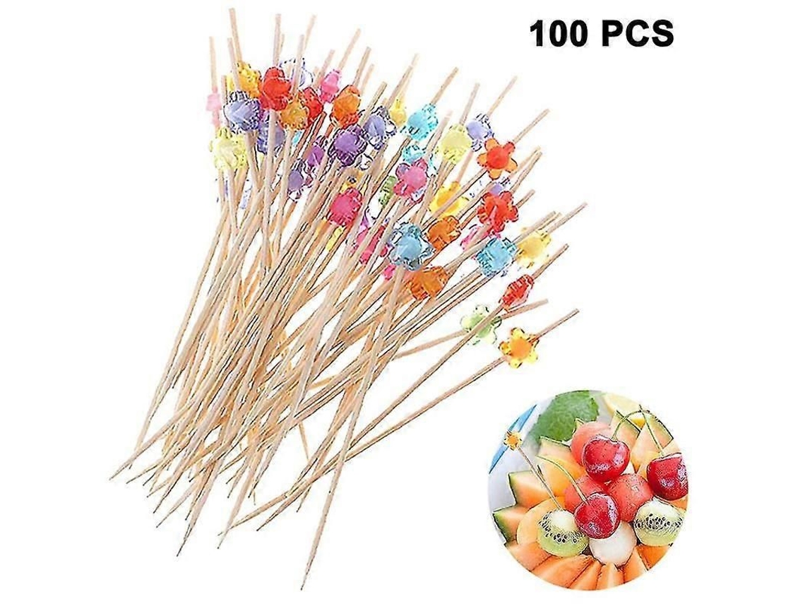 Barsinfi 100 Palitos De Coquetel De Bambu