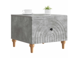 Mesa de Centro com Gaveta Cinzento Cimento 49x50x40 cm MAISON EXCLUSIVE