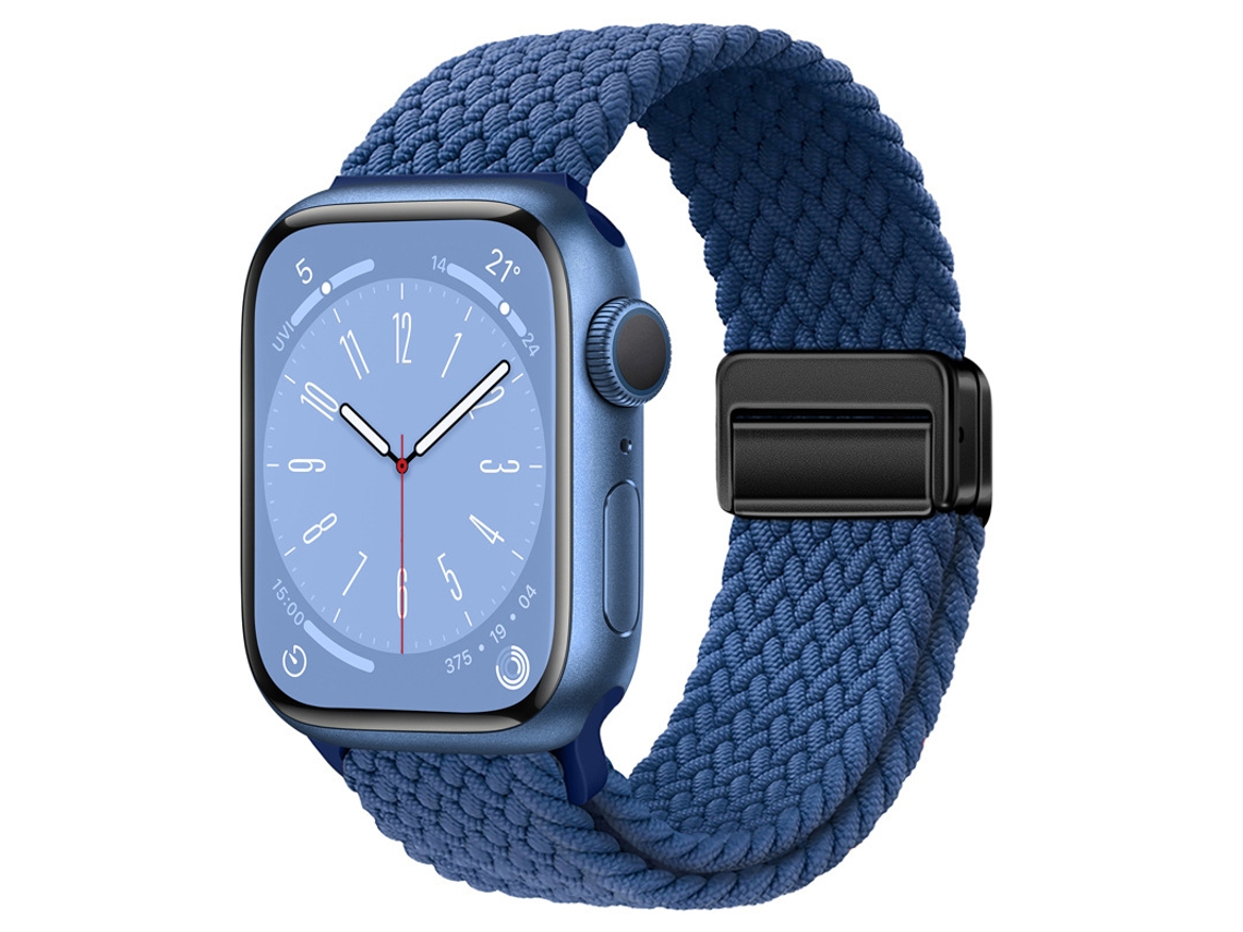 Bracelete Para Apple Watch 42/44/45/46/49mm Azul-marinho Cuich