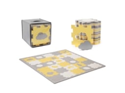 Tapete De Espuma Kinderkraft Luno Shapes Amarelo