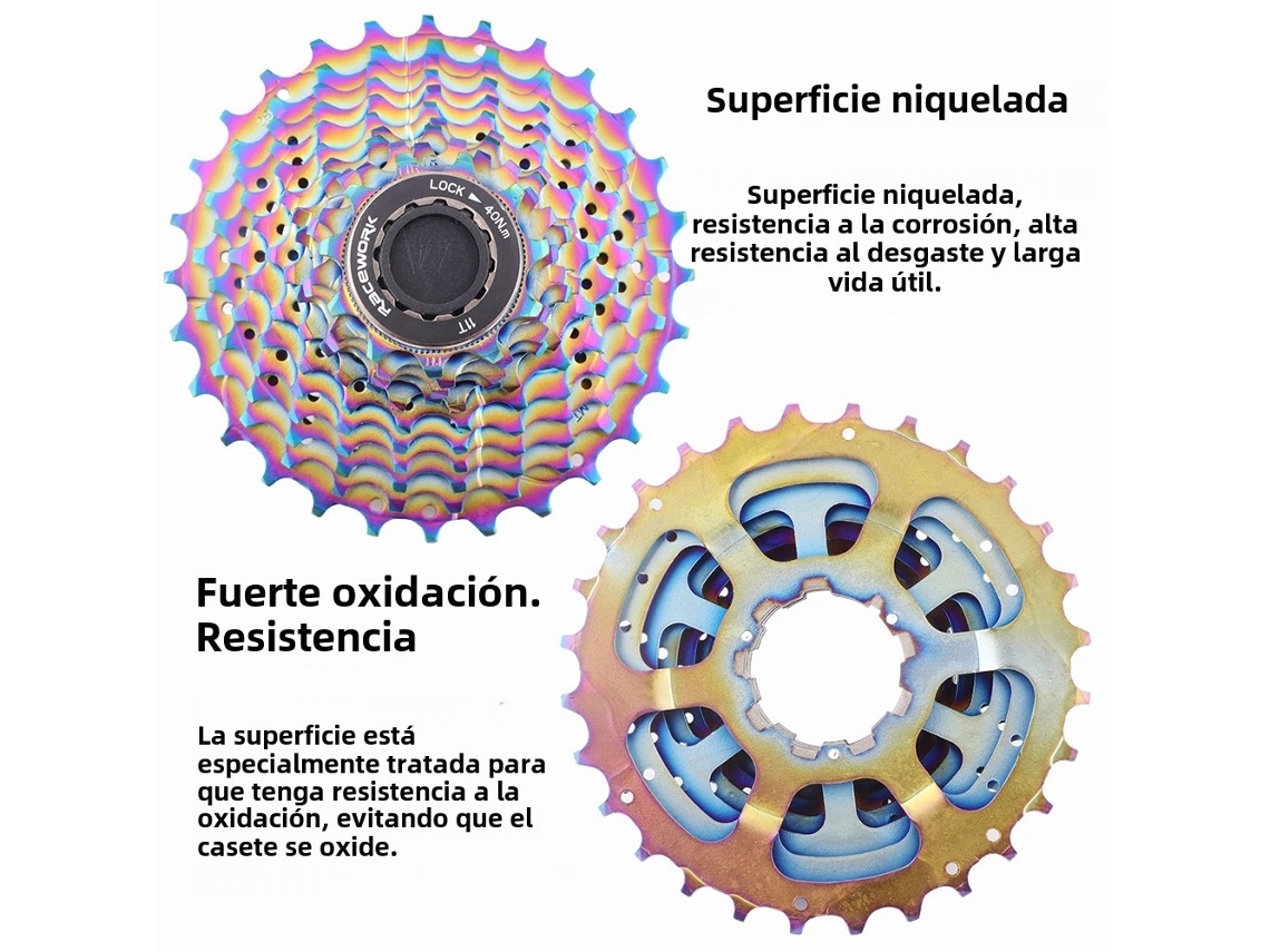 Lurelia Cassete Bicicleta Para Bicicleta De Estrada 11s, 11 Velocidades, 12 Velocidades Ajustável