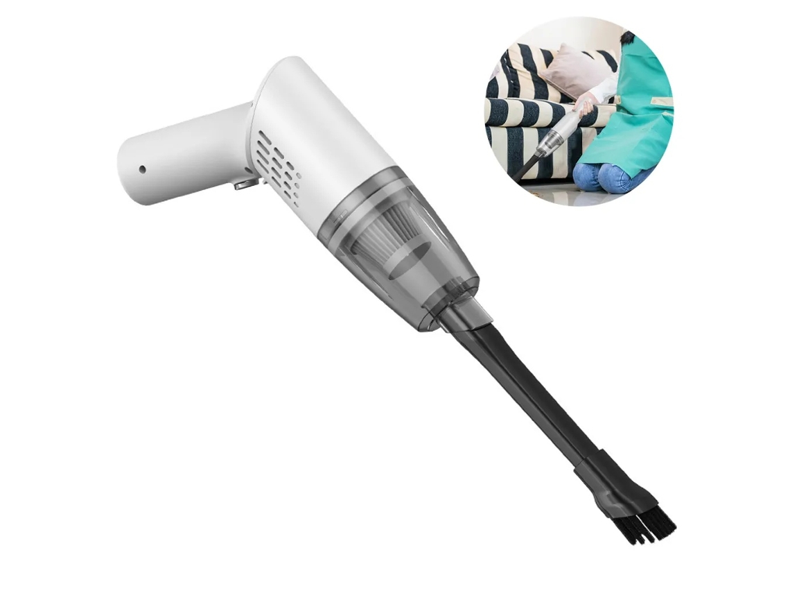 Lurelia Aspirador Portátil Sem Fio Para Carro E Casa 10000pa Carregamento Usb