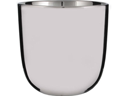 Vaso MICA deCORATIONS Chaz Redondo Prateado  Ø17X16,5Cm