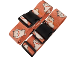 Cinta De Bagagem Ciieeo Heavy Duty Em Pp Com Estampa De Gato, Acessório De Viagem Seguro Para Malas.