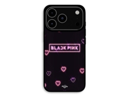 Capa Para Iphone 17 Pro Blackpink Com Coração Rosa Maniacase