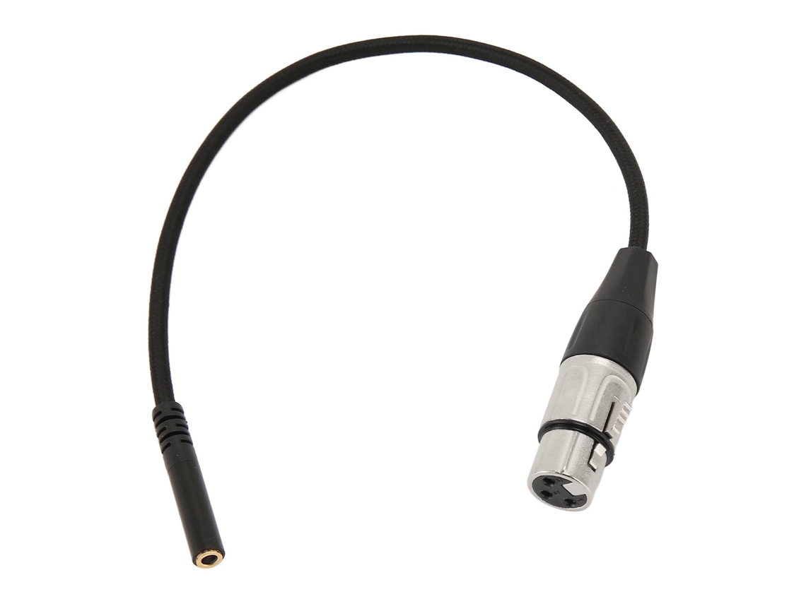 Cable adaptador estéreo balanceado de 3,5 mm hembra a Xlr hembra para micrófono y audio | S/MARCA