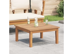 Vidaxl Mesa de Jardim Castanho Madeira de Teca Maciça