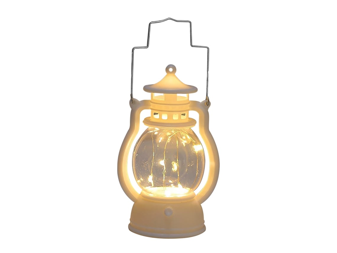 Lâmpada De Óleo Pequena Retro Led Com 3 Pilhas Ag10