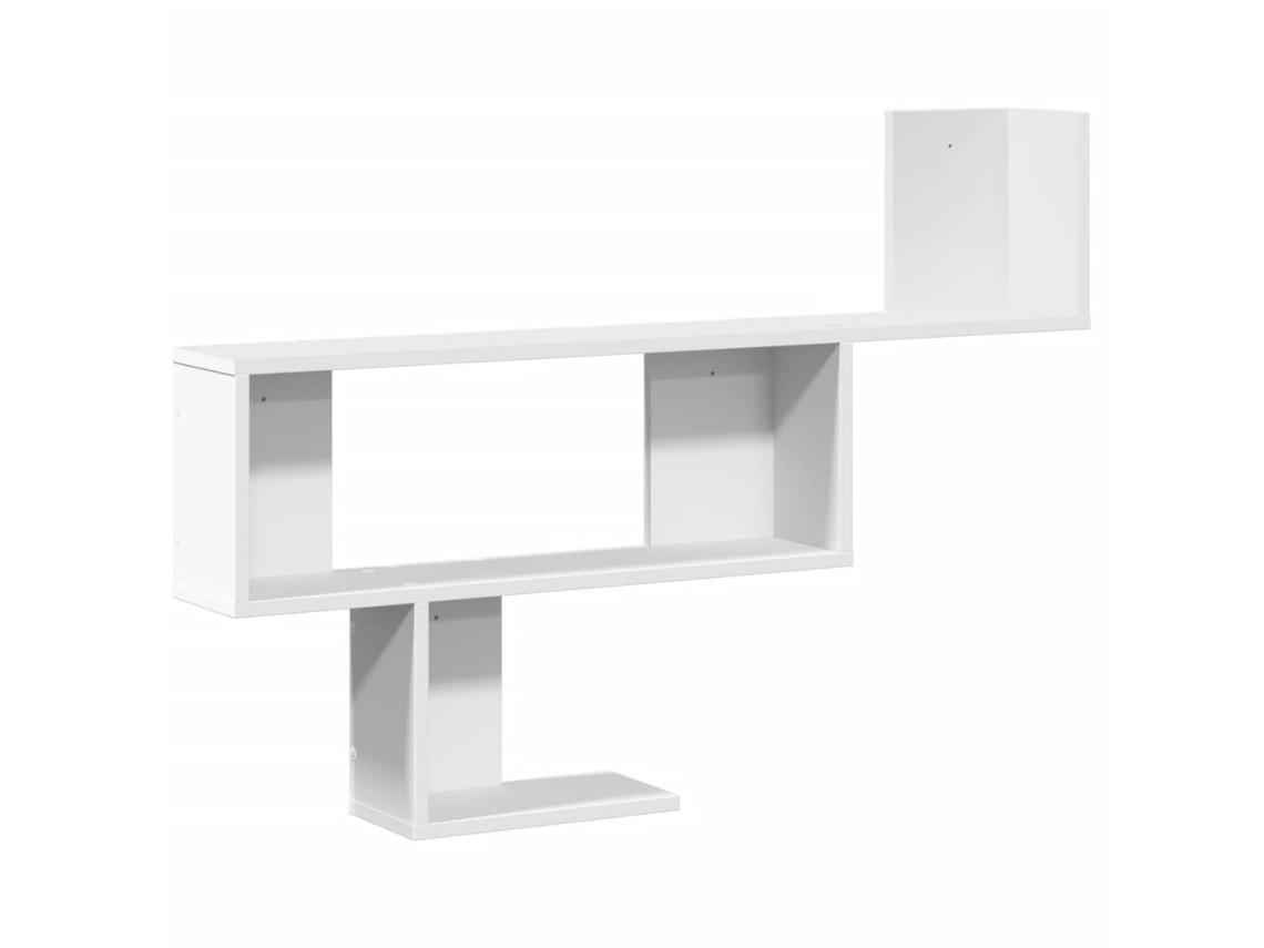 Wall Shelf, Wall Shelves Vidaxl Branco Madeira Processada (n/a)