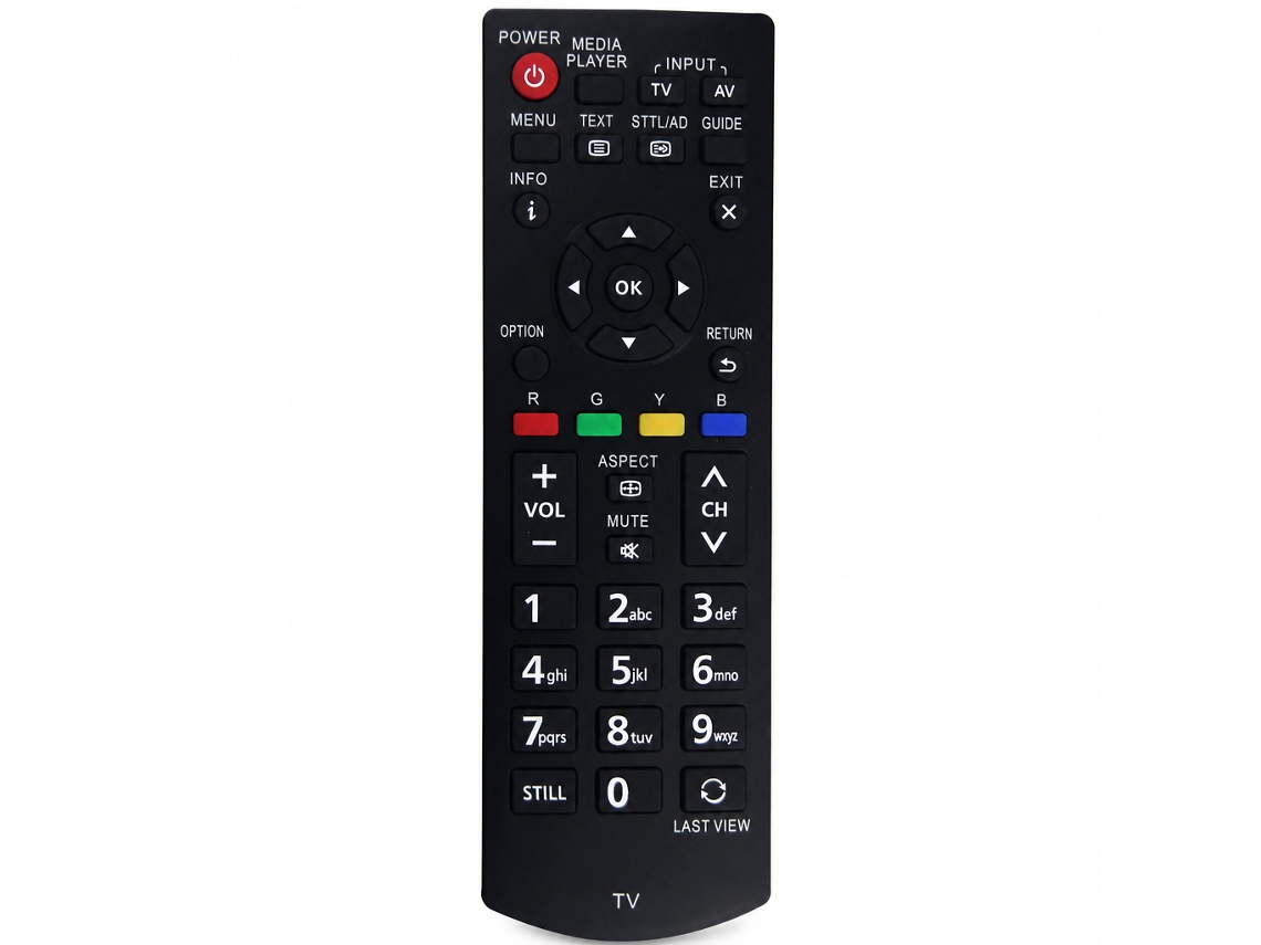 Comando À Distância Para Tv Compatível Com Panasonic N2qayb000976_zhd