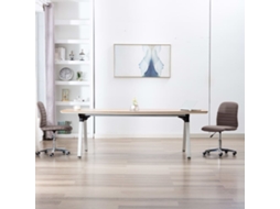 Dining Chair, Dining Chairs Vidaxl Cinzento-acastanhado Tecido (n/a)