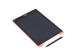 Tableta Electrónica Lcd De 12 Polegadas Para Desenho E Grafite Infantil Com Bateria De 40mah Cor Rosa