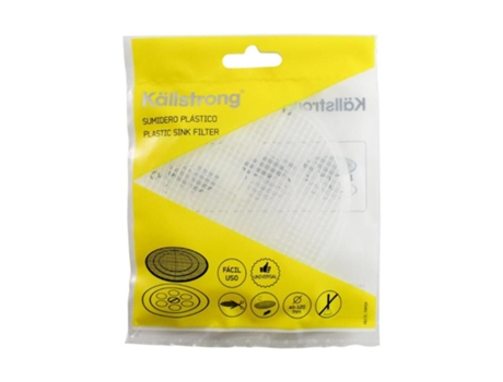Filtro sumidero plastico 40-120mm univ. transp.