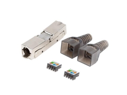 Conector De Rede Lanberg, Plugue, Tomada Rj45 Para Hub Cat 6a Ftp, Sem Necessidade De Ferramentas.