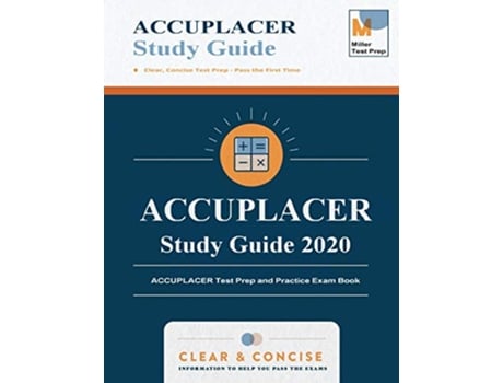 Livro ACCUPLACER Study Guide ACCUPLACER Test Prep and Practice Exam Book de Accuplacer Study Guide Team e Miller Test Prep (Inglês)