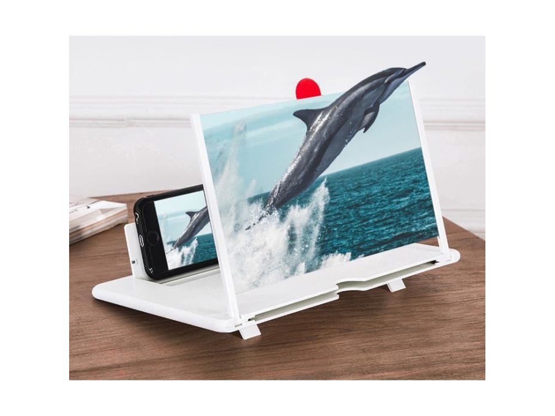 Ampliador de Ecrã Smartphone Aocle Hd Tecido Branco