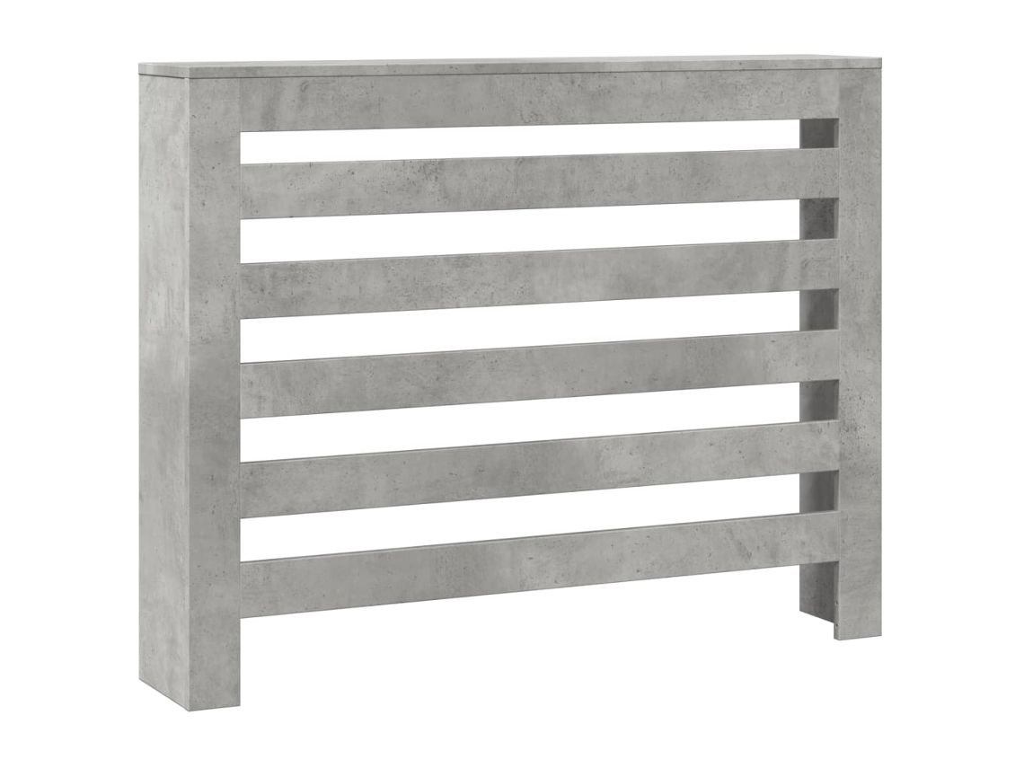 Radiator Cover, Radiator Covers Vidaxl Cinzeto Madeira Processada (104 X 20 X 82 Cm)