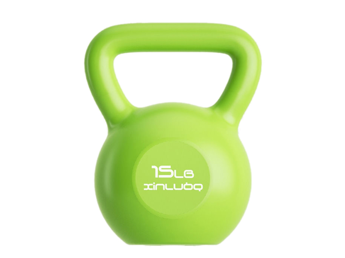 Laxiscreed Kettlebell 15lb Para Treino De Força Com Peso Verde