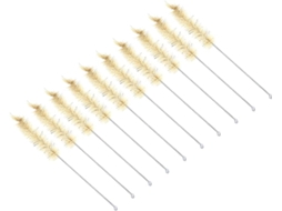Conjunto De 10 Escovas Cerdas Para Tubos Ensaio, Ferramentas De Limpeza Duráveis Para Tubos E Frascos Ensaio