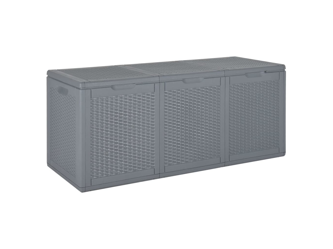 Garden Storage Box, Garden Storage Boxes Vidaxl Cinzeto Polipropileno (n/a)