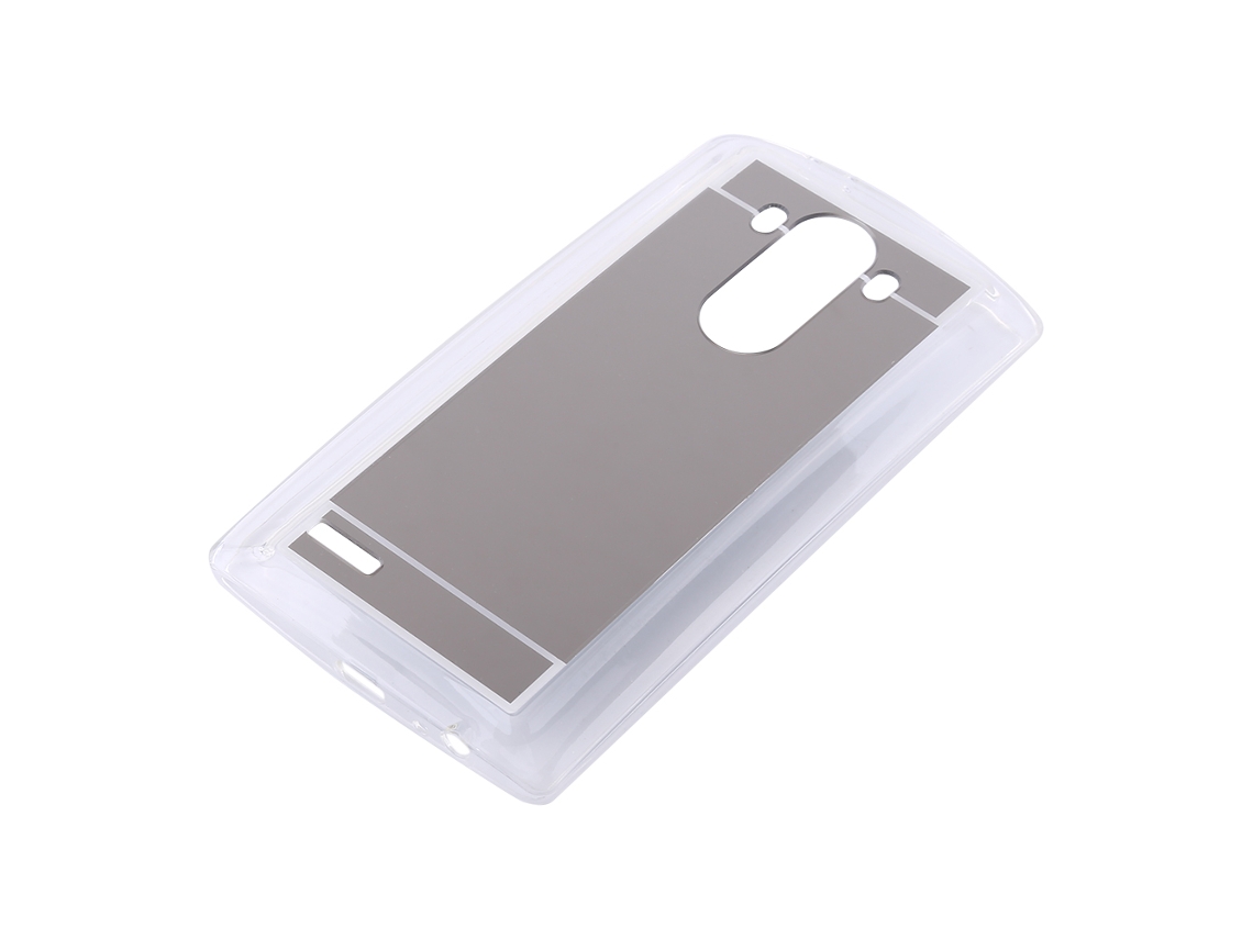 Capa de Telefone Capa Protetora Prata Lg G4 EOOCOO (espelho Eletroplatado, Tpu Macio)