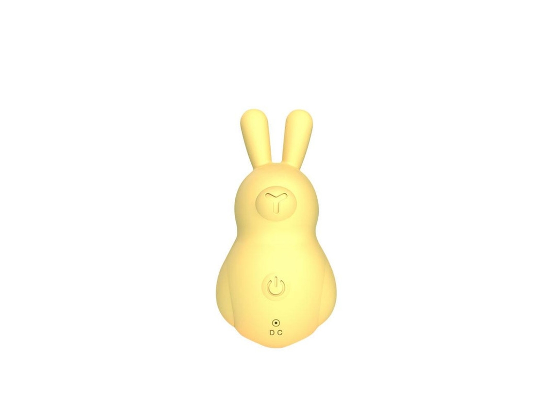 Vibrador De Massagem De Silicone Recarregvel Usb Com 10 Modos De Vibrao Para Mulheres (amarelo)