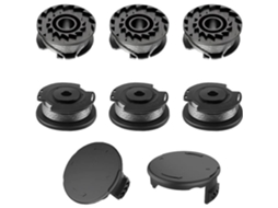 Conjunto de 6 Carretéis de Linha para Aparador Bosch Art 23 Sl-Art 26 Sl Carretel de Reposição de Nylon F016800569F016800385 Avh698 TRAHOO
