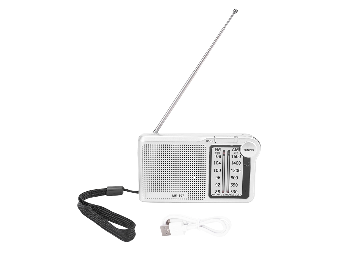 Rádio EOOCOO (rádio de Duas Bandas, Sintonização Manual com Ponteiro)