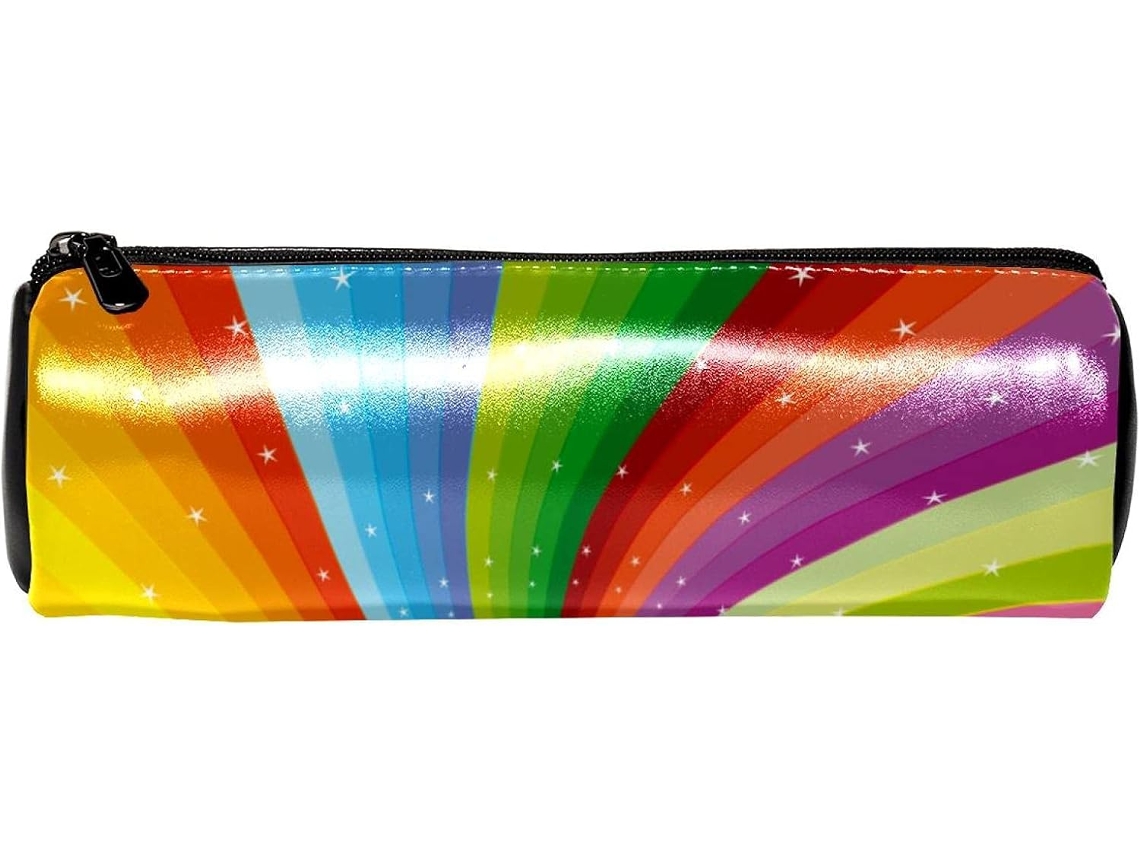 Sou Lápis, Com Design Em Espiral E Estrela, Nas Cores Do Arco Íris