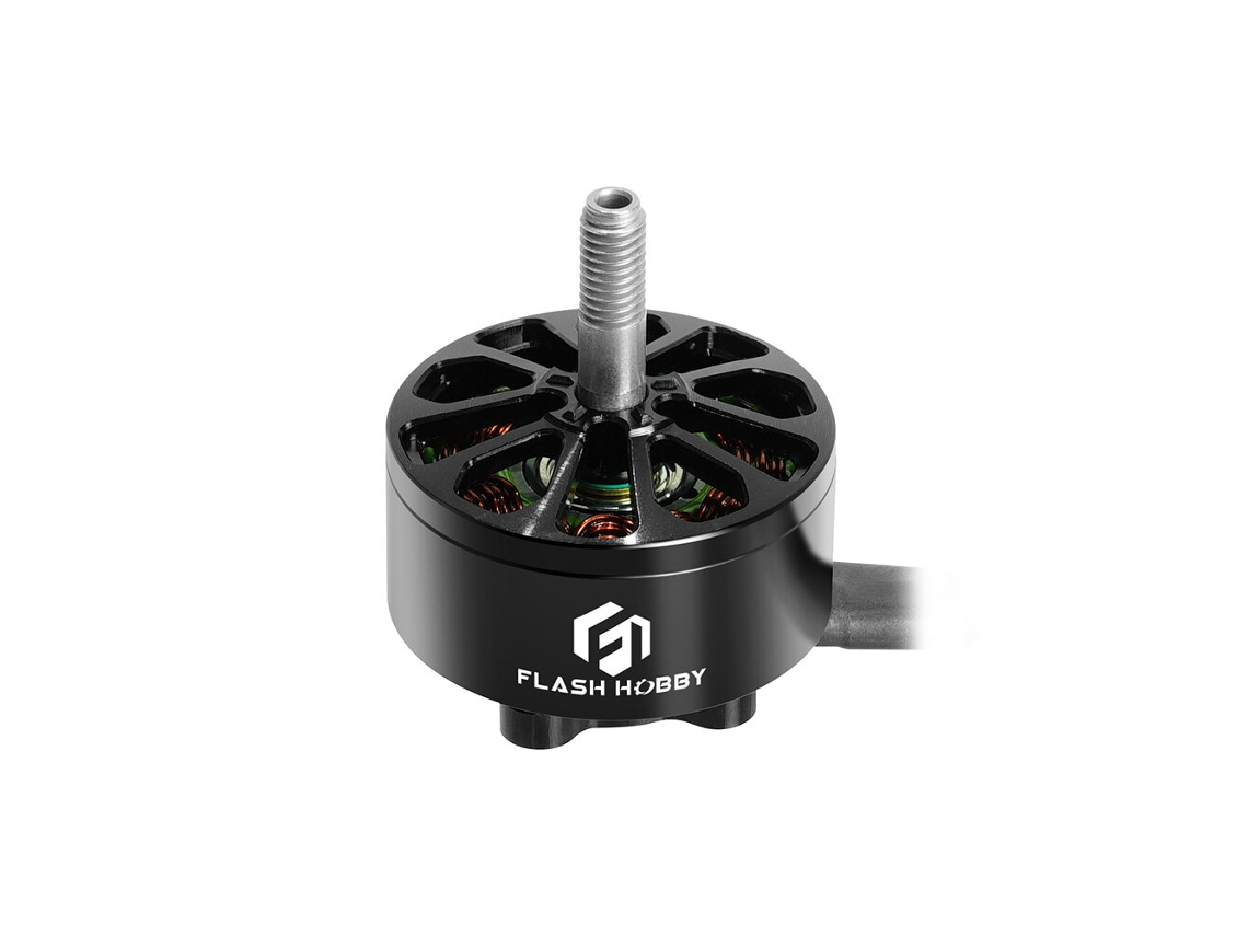 1100kv1 Pc1/4pcs Flashhobby A2810 2810 1100kv 3 6s Motor Brushless com Eixo de 5mm para Drone Rc de Longo Alcance de 7 Polegadas para Corrida Fpv MDUG
