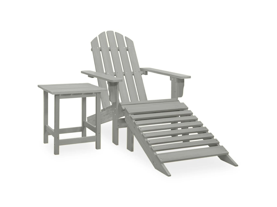 Garden Chair, Garden Chairs Vidaxl Cinzeto Madeira (n/a)