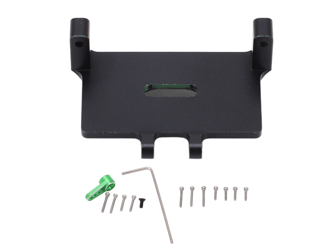 Mali suporte de Servo Rc com Braço de 15d Alumínio Peça de Upgrade para Carro Rc Axial Scx24 1/24