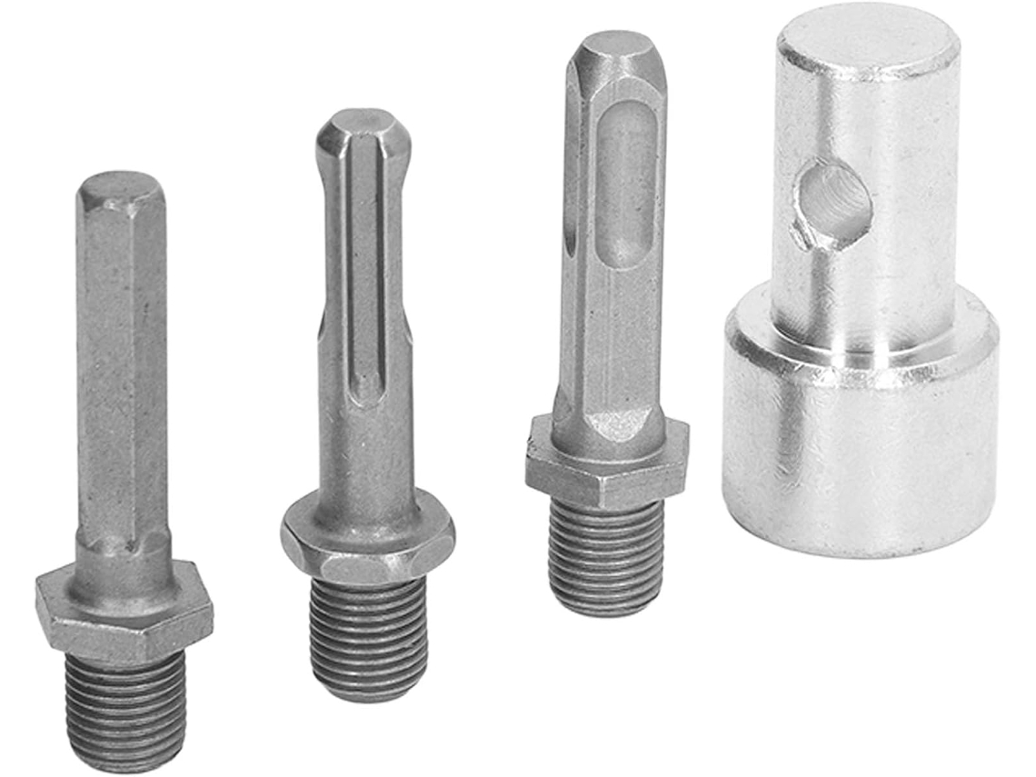 Adaptador De Broca Aço Carbono 1 A 3 Polegadas, Mandril Redondo, 2