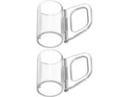Puxadores De Plástico Transparente Para Persianas De Rolo Sem Fio, 20 Mm, Conjunto De 2 Peças, Acessório Para Cortina De Janela