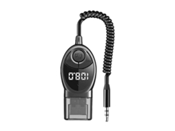 Transmissor Fm Bluetooth 5.3 Veicular, Aux, Led