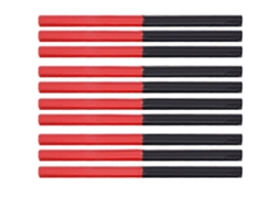 Lápis de Carpinteiro 10pcs 2‑núcleo 2‑cabeça
