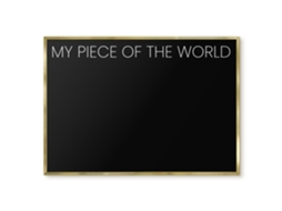 Magnetic Board For Wall My Piece Of The World For The Bedroom Espelharte (100x70 Cm)