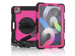 Lurelia Capa Para Ipad 10.2 (2019 E 2020 E 2021), Silicone E Pc, Preto, Proteção Contra Quedas, Formato Portátil