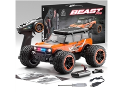 Versão com Motor Escovado Laranja Zll Sg201 Pro/max Rtr 1/20 2.4g 4wd 40/55km/h Escovado Off road Led Eixo Metal Brinquedo MDUG
