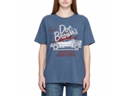 Rockinstone Back To The Future Movie Custom Stuff Heather Indigo Adult T-shirt Size:xxxl