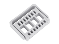 Soporte Para Brocas De Furadeira Dental E De Unhas, 16 Buracos, Leve, Para Manicure E Lojas, Cinza
