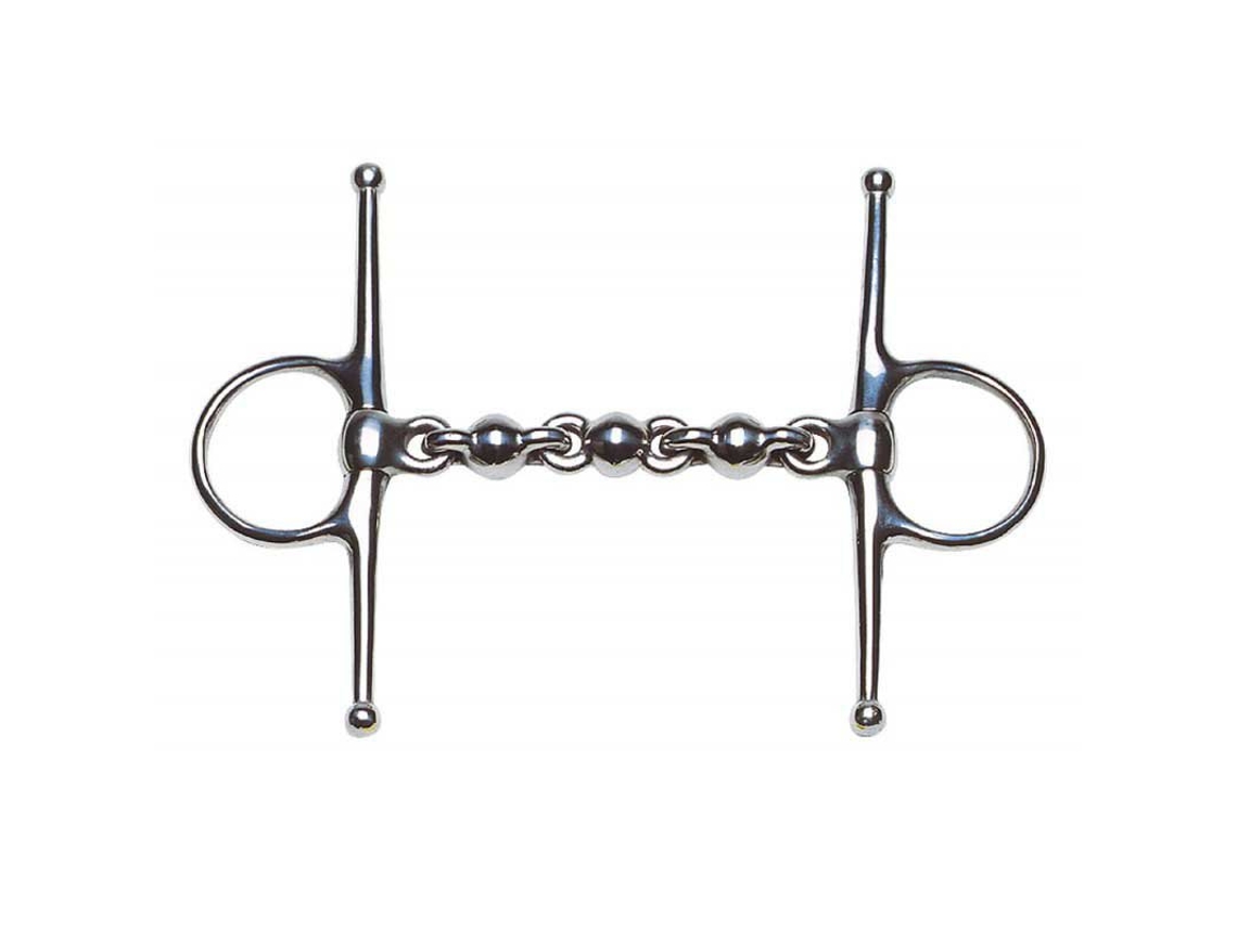 Snaffle de Bochecha Cheia Waterford Prateado 145 Mmfeeling