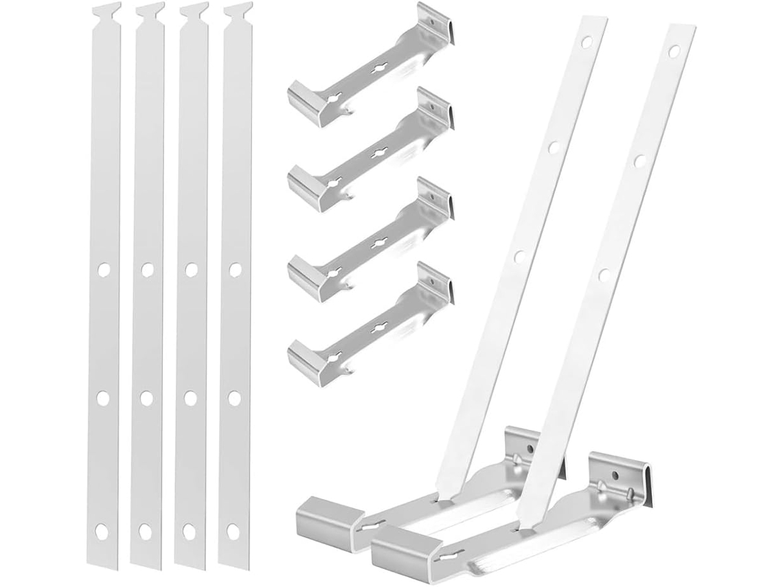 Conjunto Com 30 Suportes De Calha De 5" X 5" Compatíveis Com Alumínio