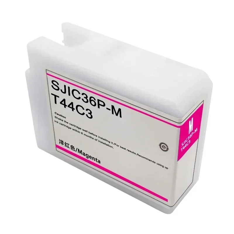 M 1pceurope T44c1 T44c2 T44c3 T44c4 Pigment Ink Cartridge For Epson Sjic36p Cw c6500ae 6500pe Cw c6500 Cw c6000 Label Printer MDUG
