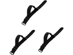 Pacote Com 3 Pulseiras De Reposição De Nylon Preto De 22 Mm, Ajuste Confortável Para Relógios Inteligentes Masculinos E Femininos. Olysi Shop