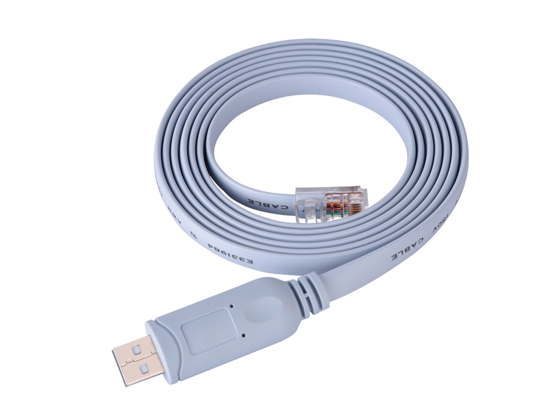 Cabo de Controle Serial USB para Rj45 LAXISCREED compatível com Cisco e Huawei