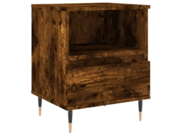 Mesa de Cabeceira Derivados de Madeira Carvalho Fumado 40x35x50 cm MAISON EXCLUSIVE