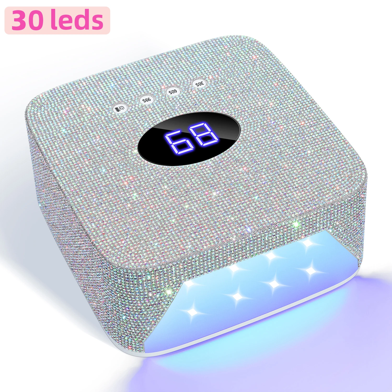 Lâmpada Led Para Unhas De 72w, Com 24 Leds E Sensor Infravermelho.