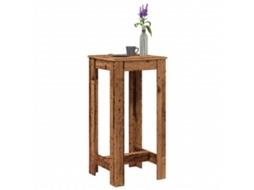 Vidaxl Mesa De Bar 51x50x103,5 Cm Derivados De Madeira Madeira Velha